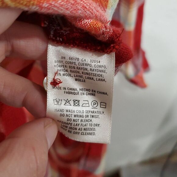 Anthropologie Akemi + Kin Plaid Tunic Top or Mini Dress Size S - Picture 9 of 14